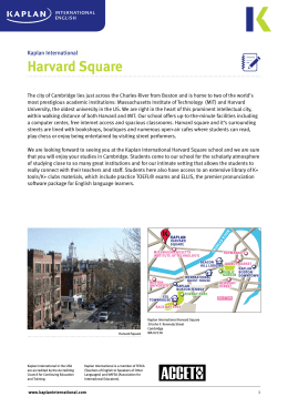 Harvard Square - Kaplan International English