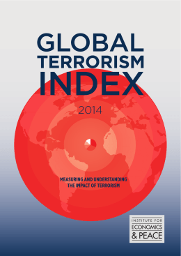 MEASURING AND UNDERSTANDING THE IMPACT OF TERRORISM