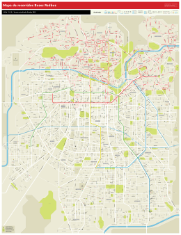 Mapa de recorridos Buses Redbus