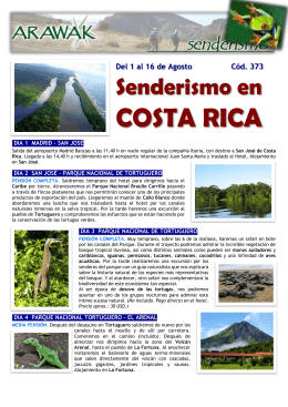 COSTA RICA - ARAWAK VIAJES