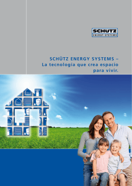 SCHÜTZ ENERGY SYSTEMS - Schutz GmbH & Co. KGaA