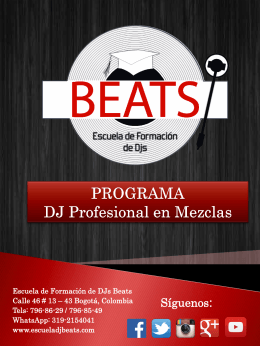 Programa: DJ Profesional en Mezclas