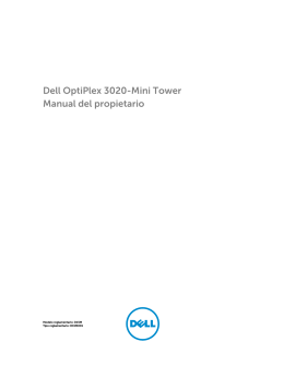 Dell OptiPlex 3020-Mini Tower Manual del propietario
