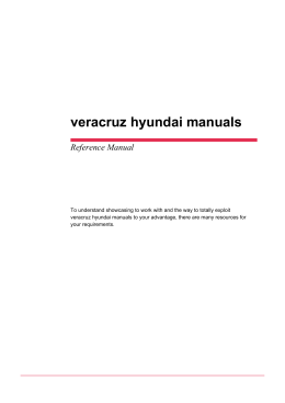 veracruz hyundai manuals