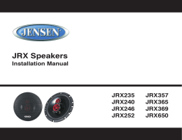JRX Speakers