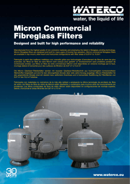 ZZB1446 Commercial Filter Brochure