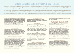 Dreams Los Cabos Suites Golf Resort & Spa – MEXICO