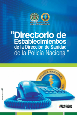 “Directorio de - Dirección de Sanidad Policía Nacional