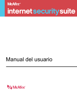 McAfee Internet Security Suite Manual del usuario