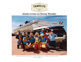 Alaska Cruise en Disney Wonder