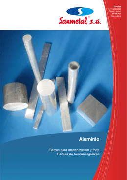 Aluminio - SANMETAL, SA