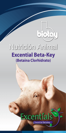 folleto beta-key cerdos