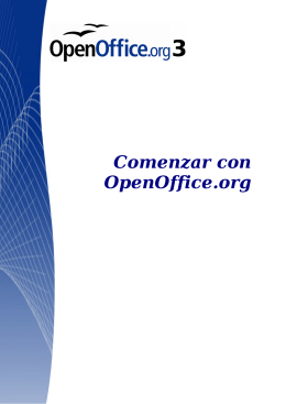 Comenzar con OpenOffice.org 3.x