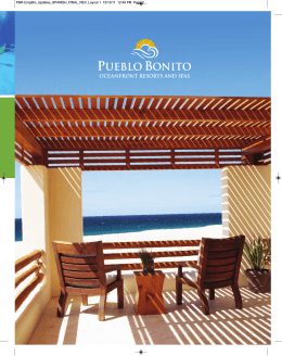 PDF - Pueblo Bonito Oceanfront Resorts & Spas
