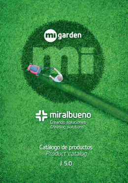 Catálogo MiGarden 2015