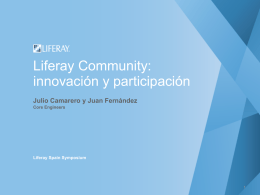 Liferay Community: innovación y participación