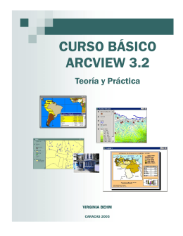 CURSO BÁSICO ARCVIEW 3.2