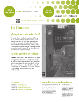 La Llorona - Literatura SM Colombia