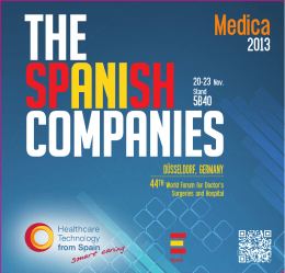 Catalogo FENIN - MEDICA 2013 - Volver a Tecnologías Sanitarias