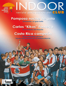 Octubre - San José Indoor Club