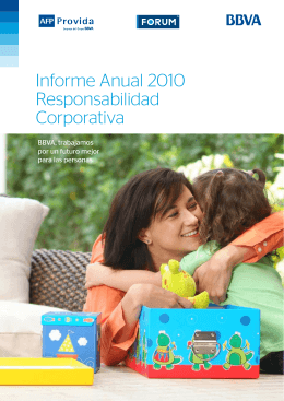 Informe Anual 2010 Responsabilidad Corporativa