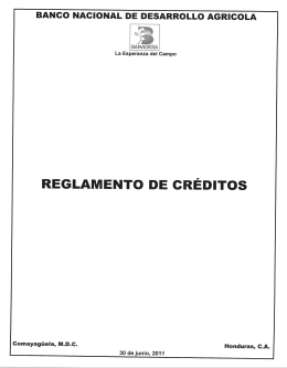 Reglamento de Créditos