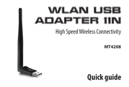 Quick guide WLAN USB ADAPTER 11n - Media-Tech