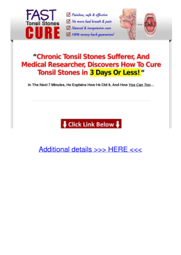 PDF How to Cure Tonsil Stones Tu1u