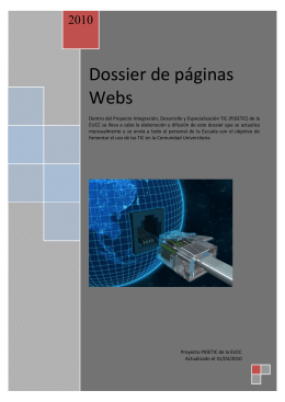 Dossier de páginas Webs