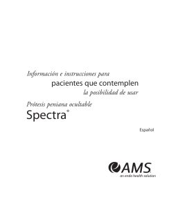 Spectra Patient Manual