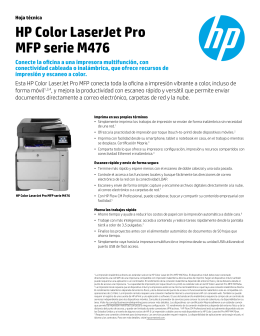 HP Color LaserJet Pro MFP serie M476