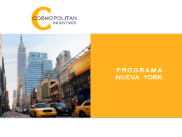 PROGRAMA NUEVA YORK - Cosmopolitan Incentives