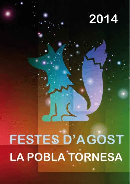 FESTES D`AGOST - Ajuntament de La Pobla Tornesa