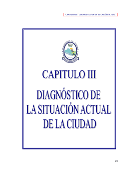 CAPITULO III: DIAGNOSTICO DE LA SITUACIÓN ACTUAL