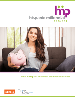 Hispanic Millennials and Financial Services