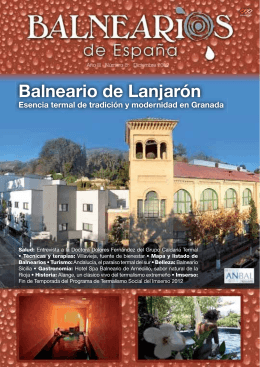 Balneario de Lanjarón - Asociación Nacional Estaciones Termales