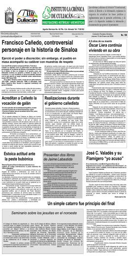 15 de Enero de 2009 198 Francisco Cañedo, controversial