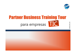 Partner Business Training Tour Business Training Tour