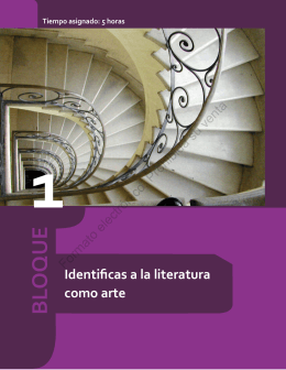 Literatura I - Bachilleres Río Blanco