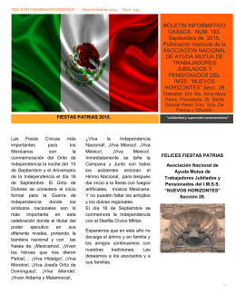 jubilados septiembre - Bienvenidos a la Sección XXVIII Oaxaca