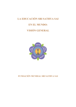 Prólogo y contenidos - International Sri Sathya Sai Organization