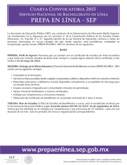 www.prepaenlinea.sep.gob.mx - Secretaría de Educación Pública