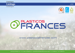 Catálogo v15.0 - PLASTICOS FRANCES, SA