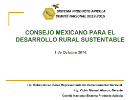 Sistema Producto Apícola - Consejo Mexicano para el Desarrollo