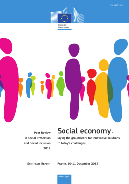 Peer Review on the Social economy - European Commission