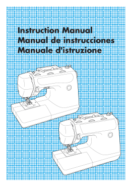 Instruction Manual Manual de instrucciones Manuale d