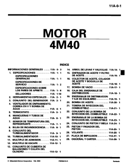 ENGINE Workshop Manual 4M4(W-E)