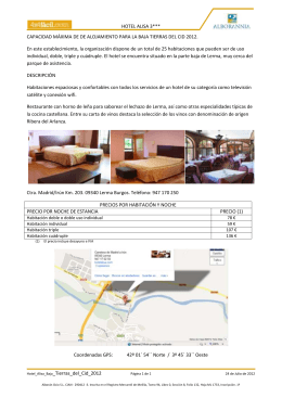 HOTEL ALISA 3*** Hotel_Alisa_Baja_Tierras_del_Cid_2012