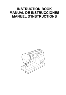instruction book manual de instrucciones manuel d