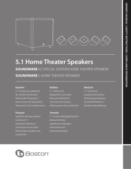 5.1 Home Theater Speakers SOUNDWARE